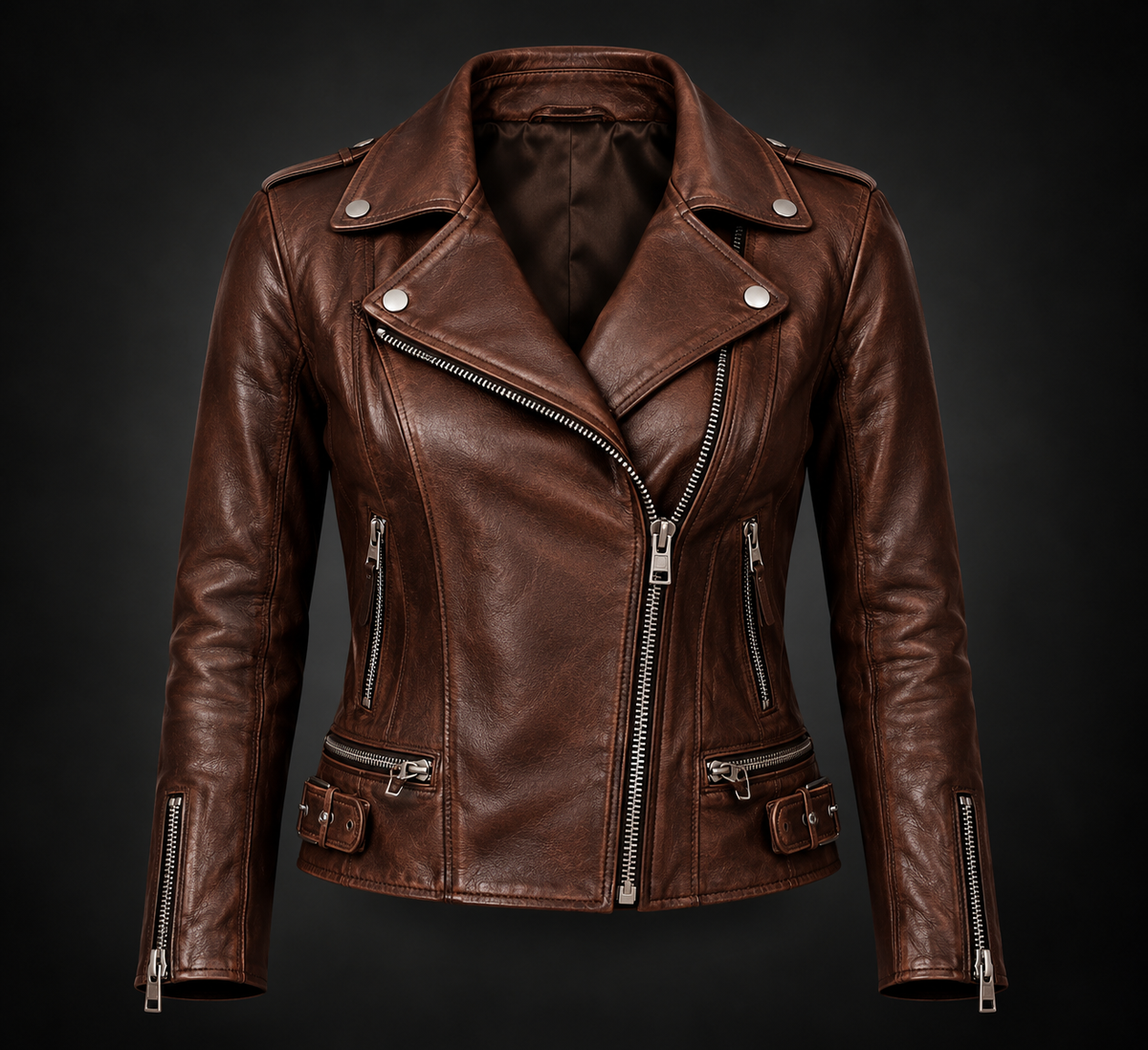 The Classic — Women's Leather Jacket