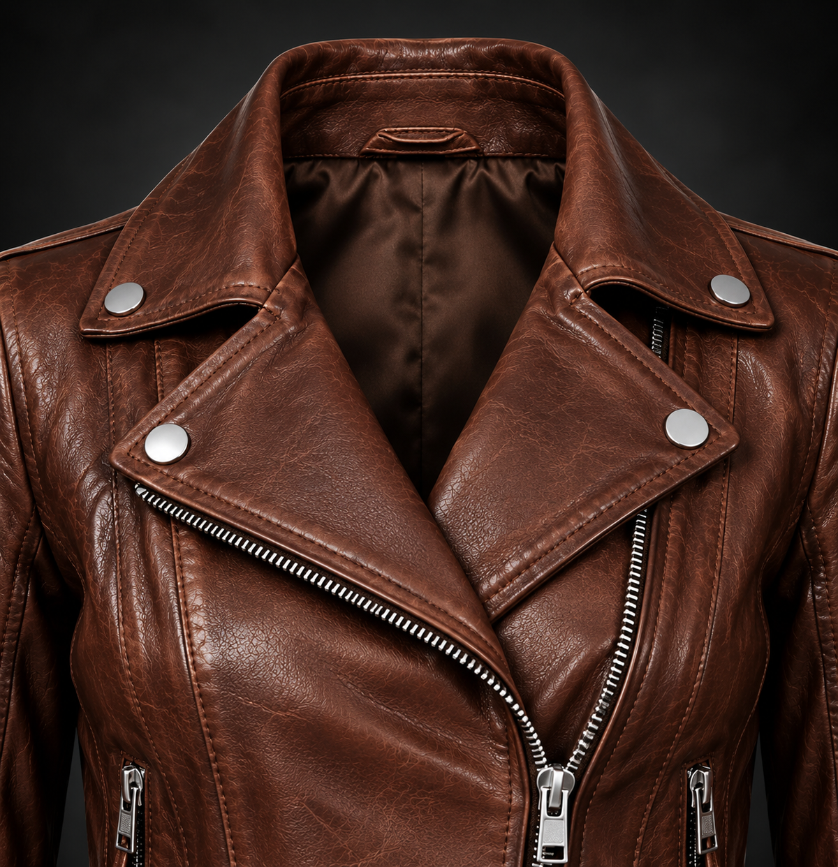 The Classic — Women's Leather Jacket