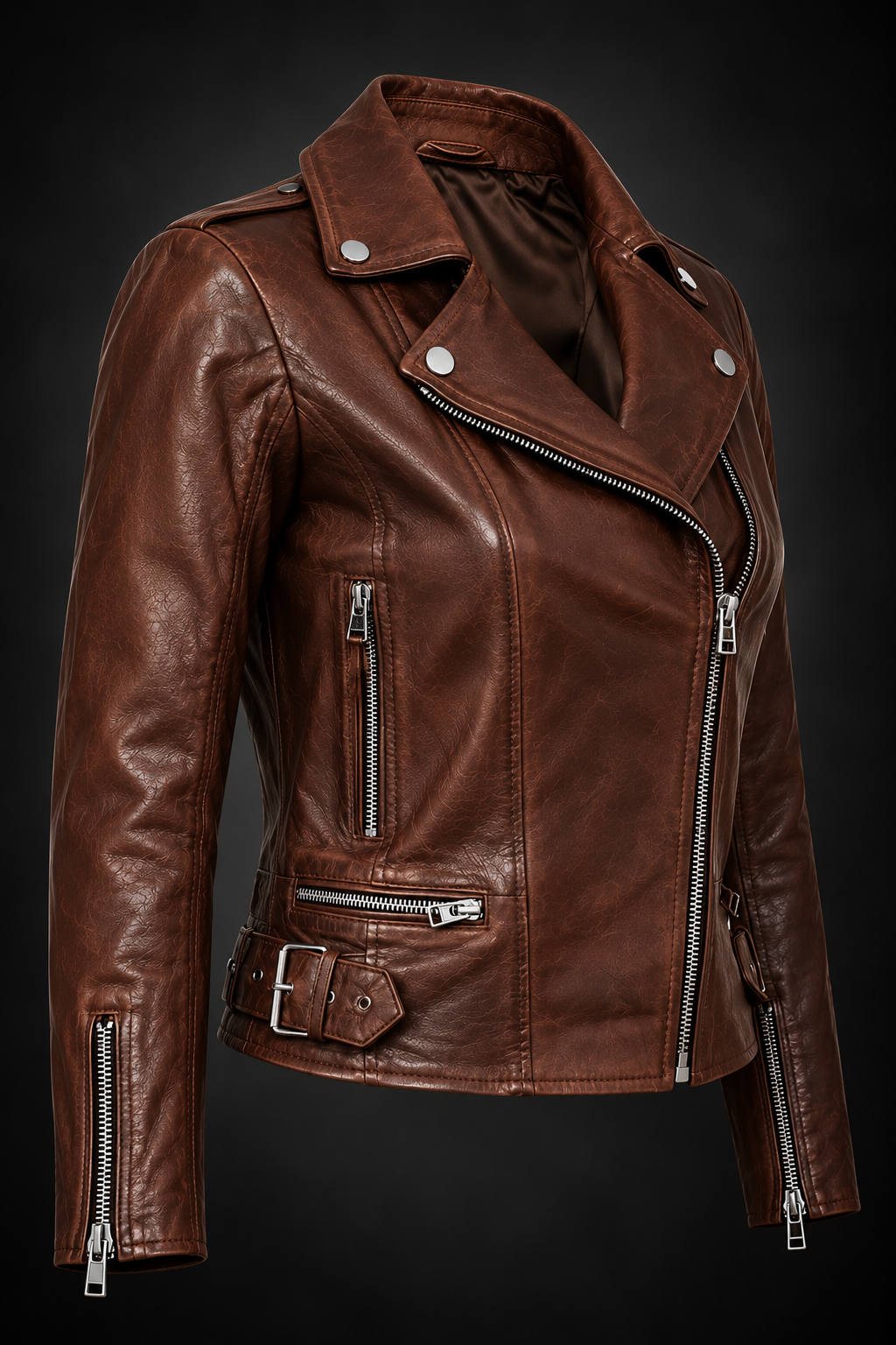 The Classic — Women's Leather Jacket